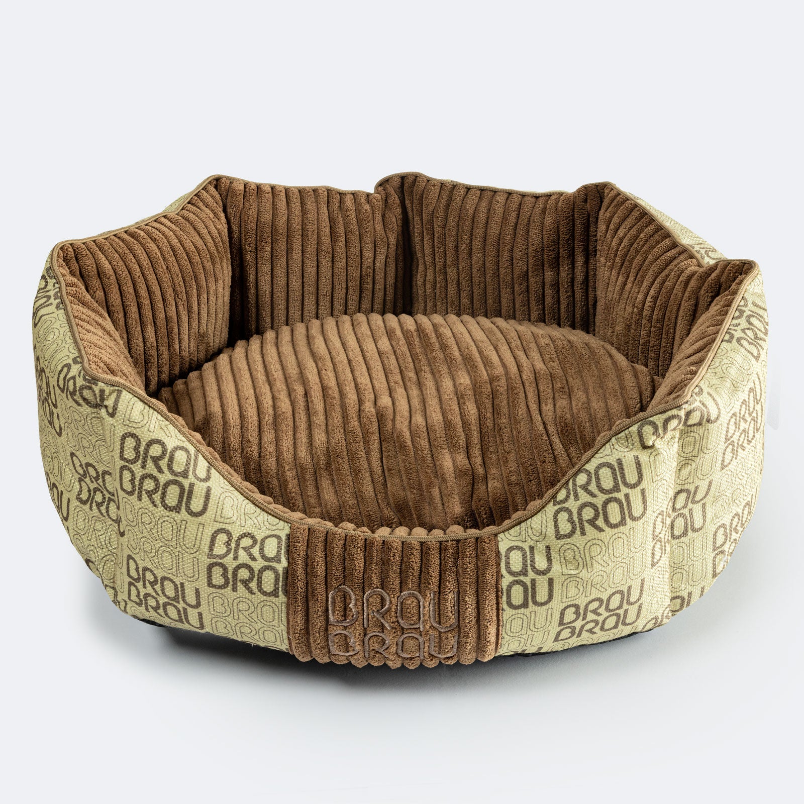 Pătuț BRAUBRAU Signature Round Mocha Mousse - Pentru Câini și Pisici