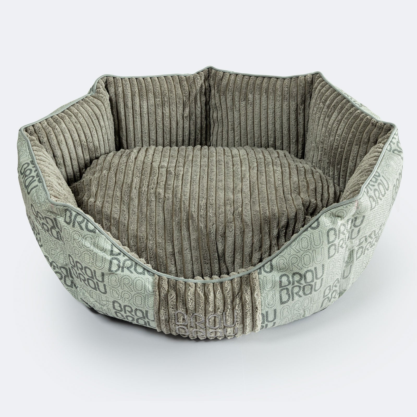 Pătuț BRAUBRAU Signature Round Light Grey - Pentru Câini și Pisici