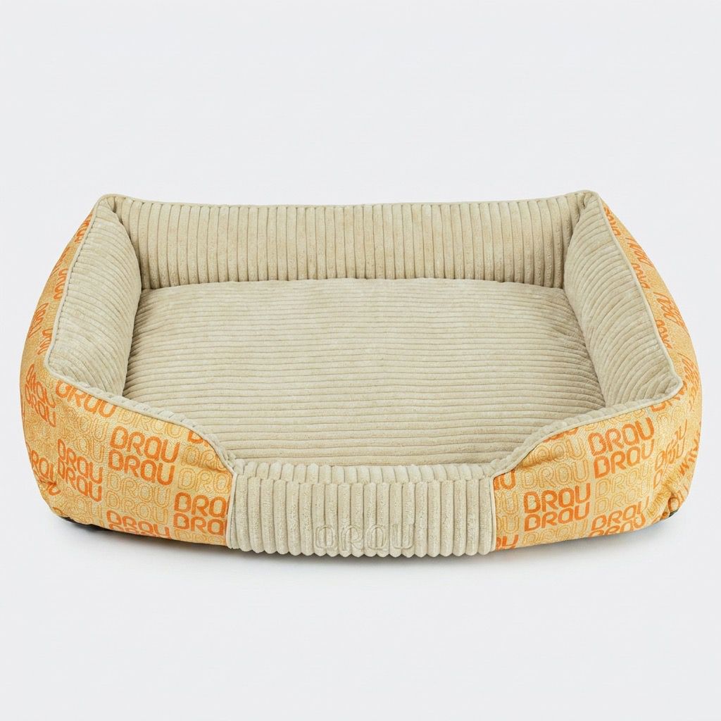 Pătuț BRAUBRAU Signature Square Summer Peach - Pentru Câini și Pisici